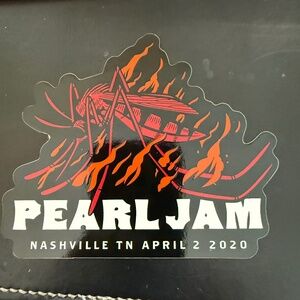 Pearl Jam's Dark Matter 2024 Tour - Nashville Sticker (Brand New)